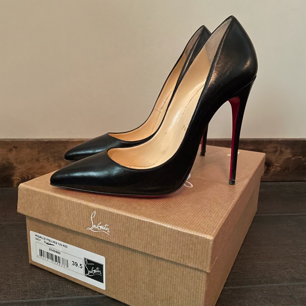 Christian Louboutin Pigalle Pumps 120mm size 39.5 - Picture 3 of 12